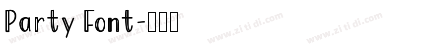Party Font字体转换